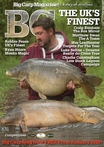 Big Carp Magazine January 2020 cover image